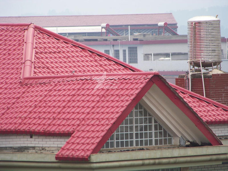 新型屋面建材合成樹脂瓦，傳統(tǒng)建筑用瓦的傳承替代建筑材料